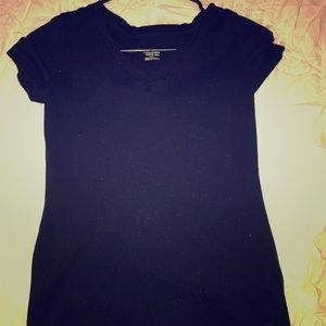 Black V-Neck TShirt